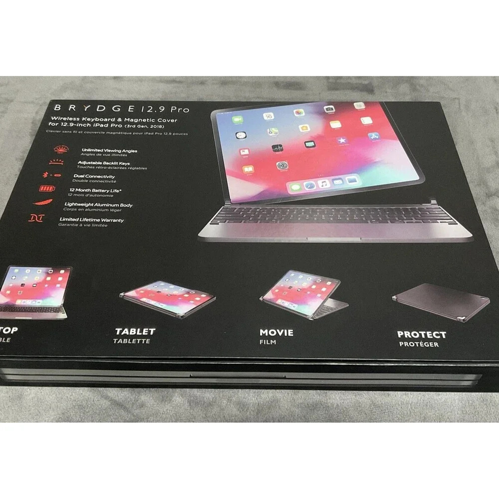 Bridge Pro Keyboard For iPad Pro 12.9 In 3rd Generation Model(2018)